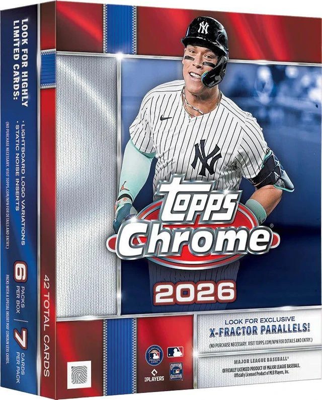 NEW 2026 Topps Chrome MLB DOUBLE **MEGA** CASE BREAK: 40-box Random Team