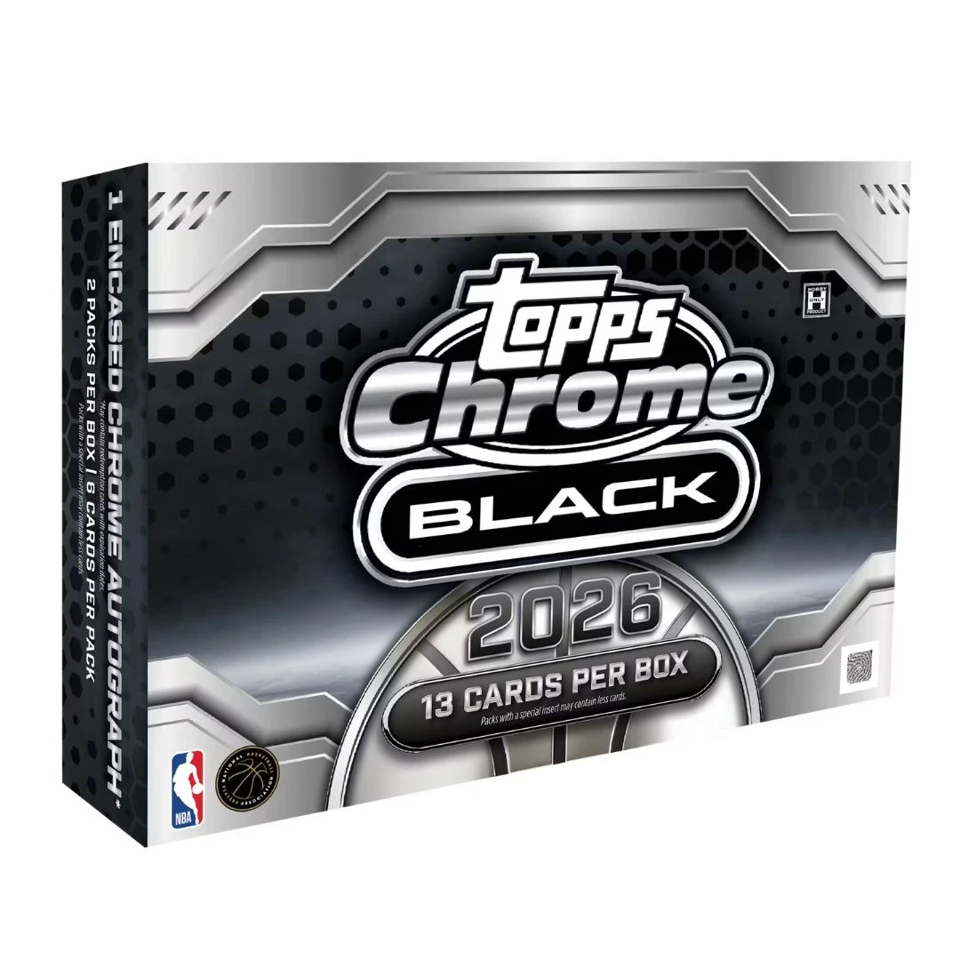 2025/26 Topps Chrome Black Basketball Hobby Box