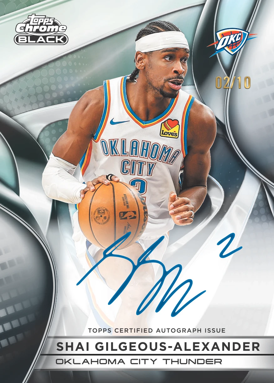 2025/26 Topps Chrome Black Basketball Hobby Box