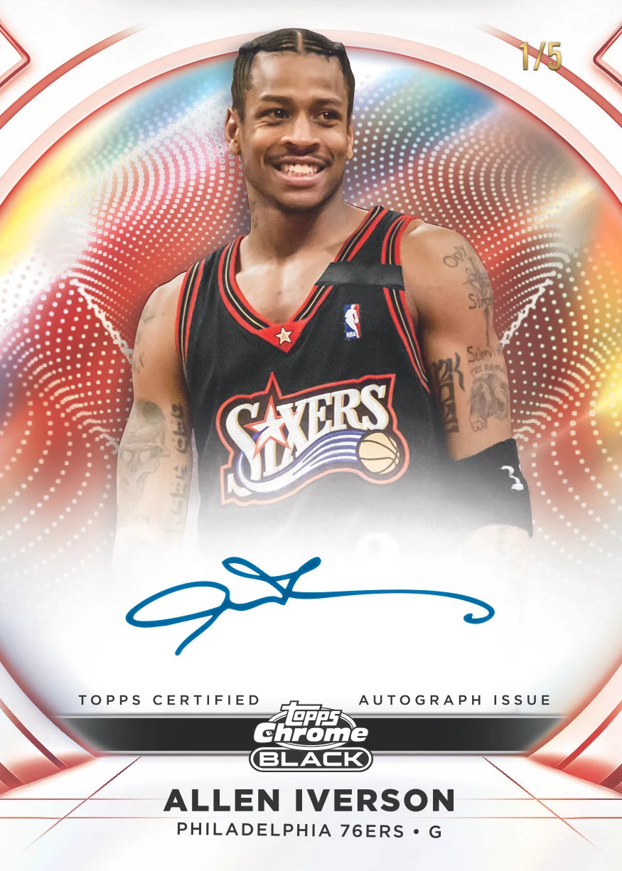 2025/26 Topps Chrome Black Basketball Hobby Box