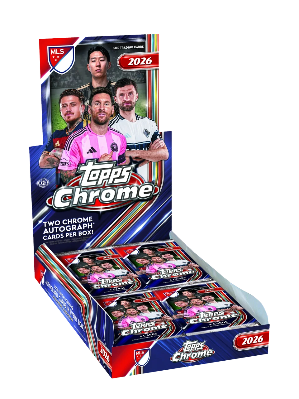 2026 Topps Chrome Major League Soccer Hobby Box