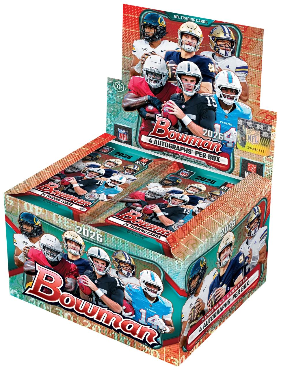 2026 Bowman Football Jumbo Hobby Box