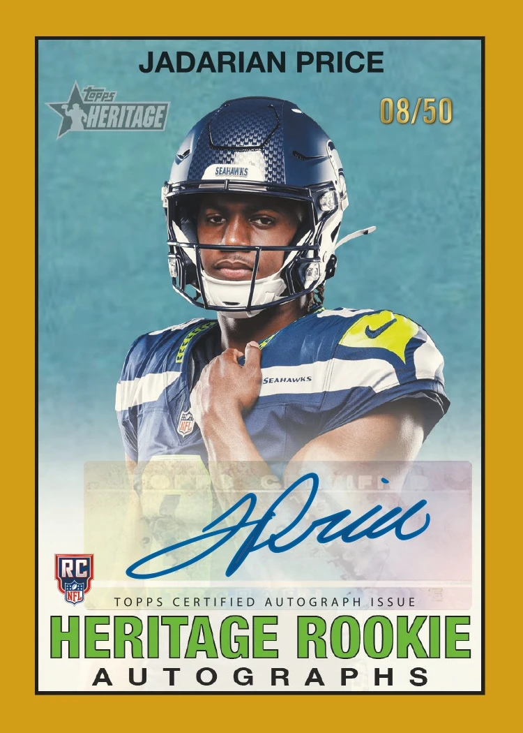 2026 Topps Heritage Football Blaster Box