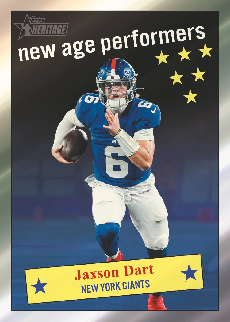 2026 Topps Heritage Football Blaster Box