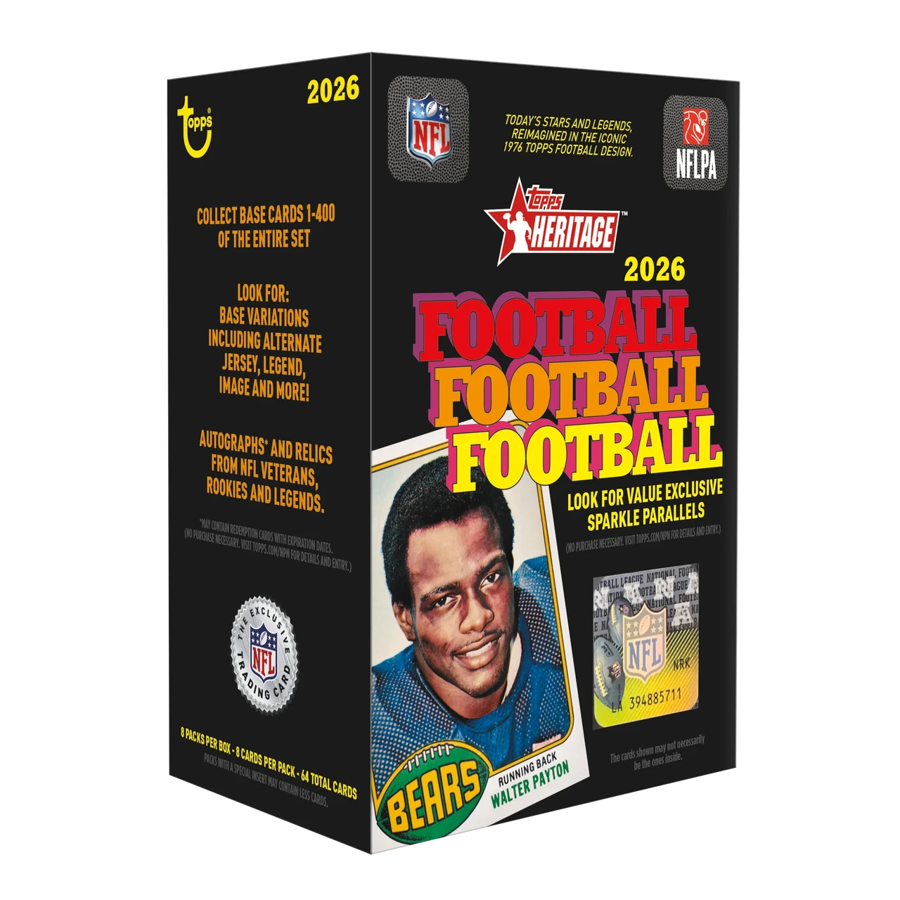 2026 Topps Heritage Football Blaster Box