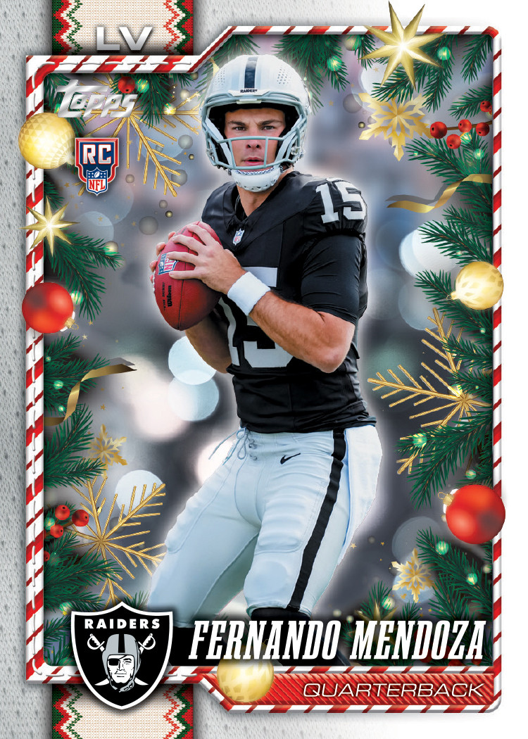 2026 Topps Holiday Football Mega Box