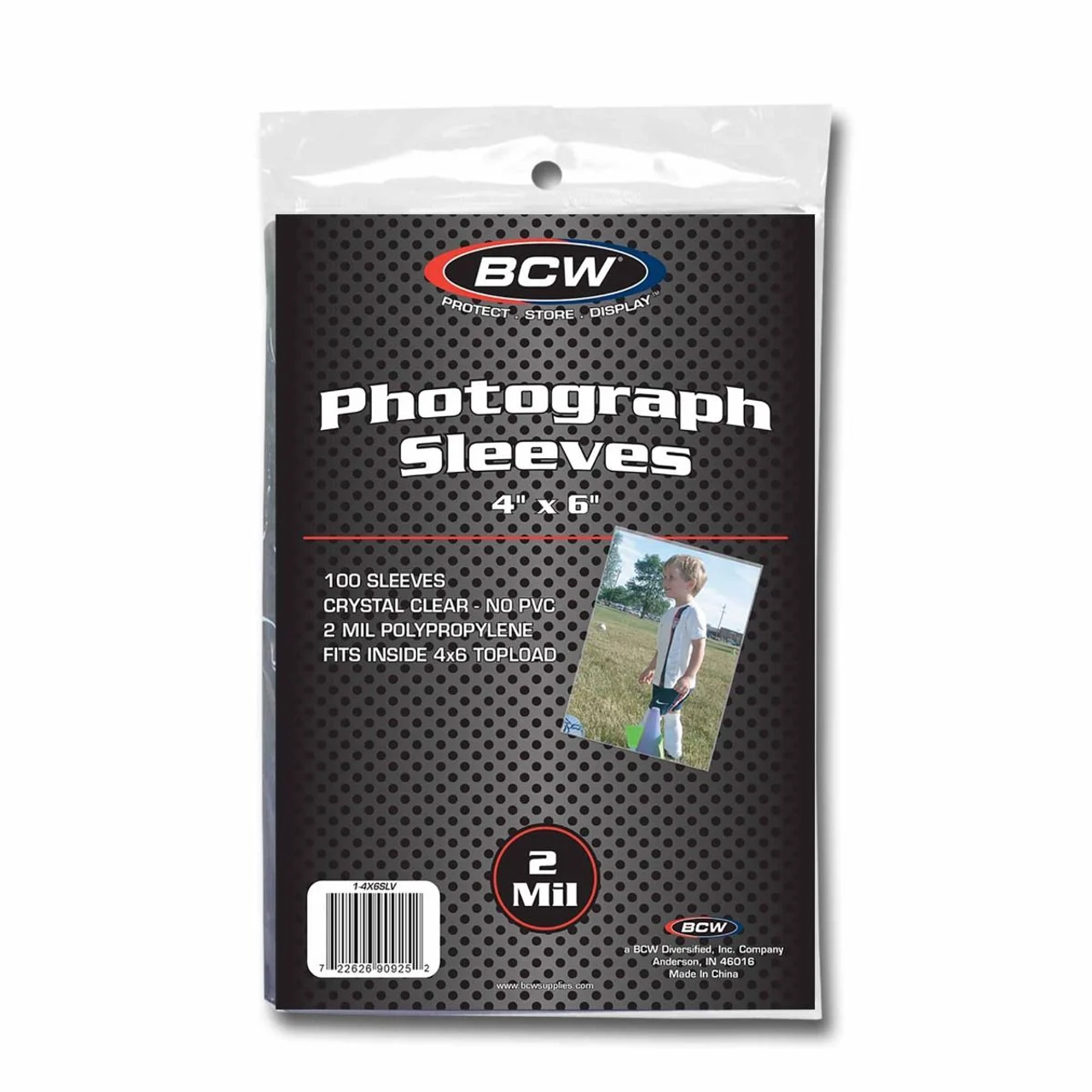 BCW 4x6 Photo Sleeves 100ct Pack