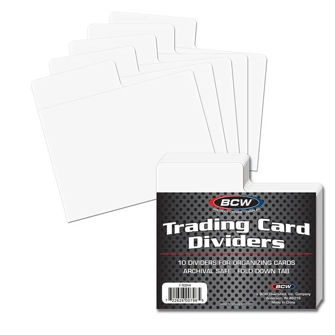 BCW Horizontal Trading Card Divider 10ct Pack