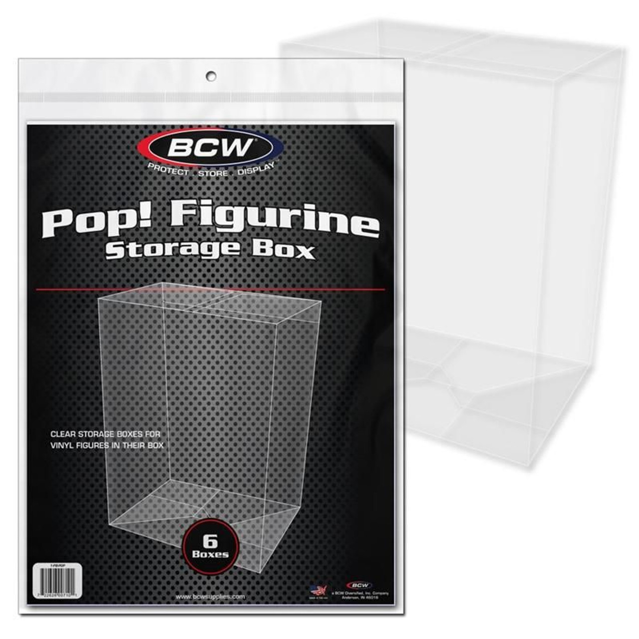 BCW POP! Box for Std Figure 6ct / Case of 6