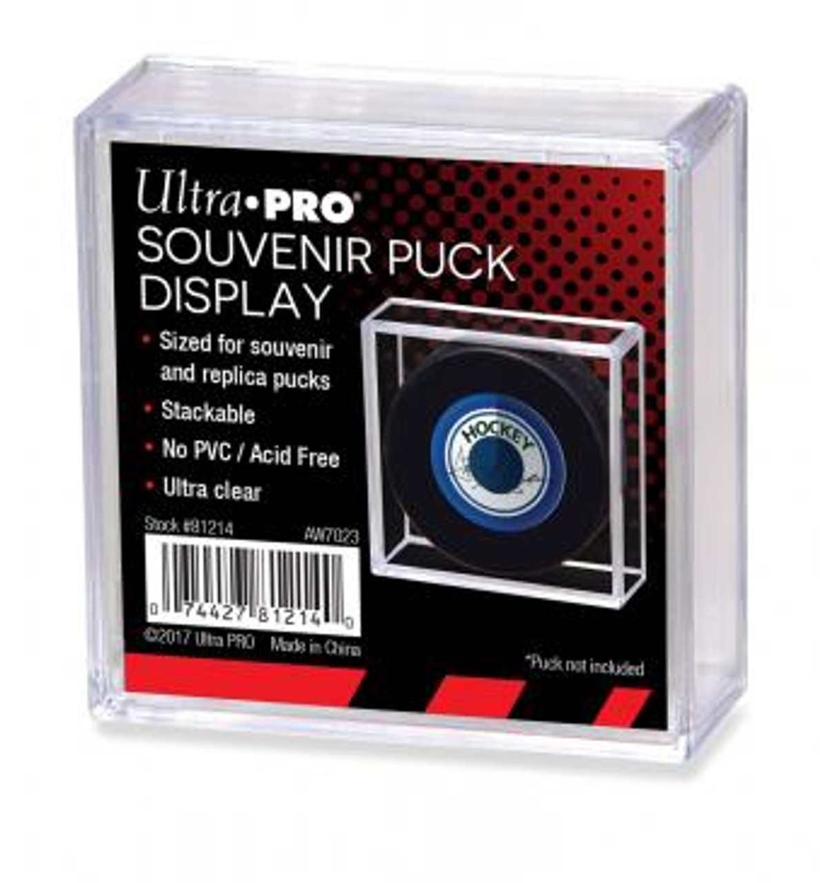 Ultra Pro Souvenir Hockey Puck Square / Case of 72