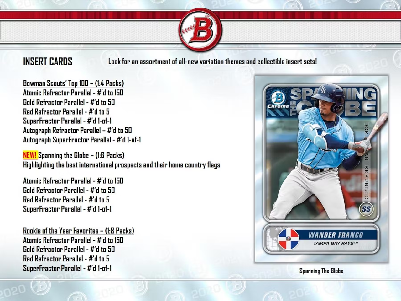 2020 Bowman Baseball Jumbo HTA Box