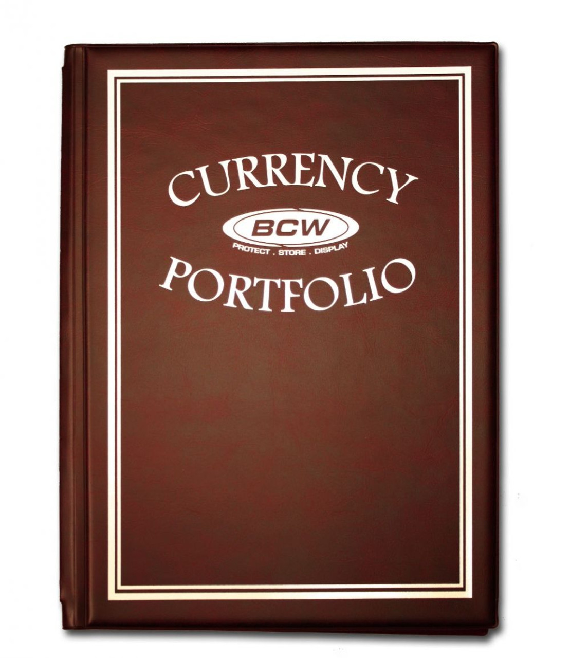 BCW Currency Combo Album - Burgundy / Case of 18