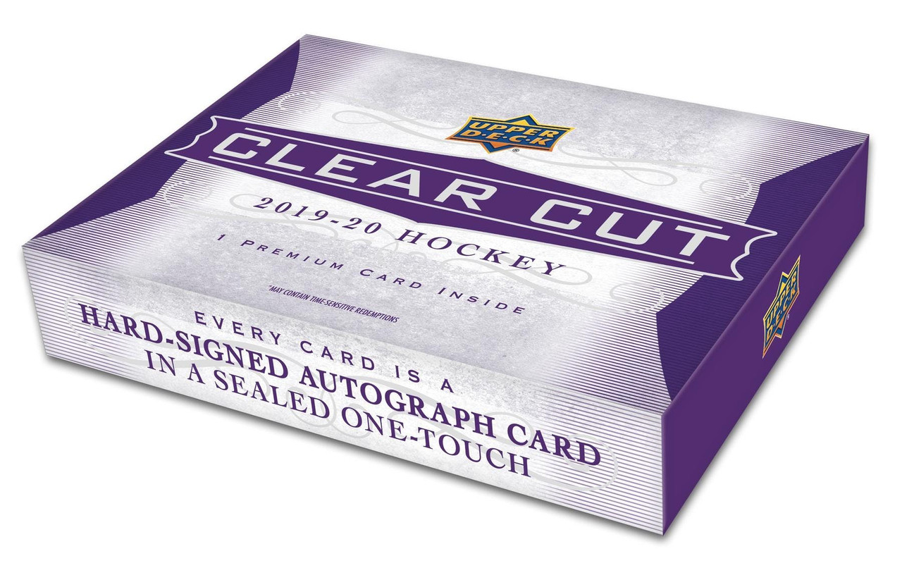 2019/20 Upper Deck Clear Cut Hockey Hobby Box
