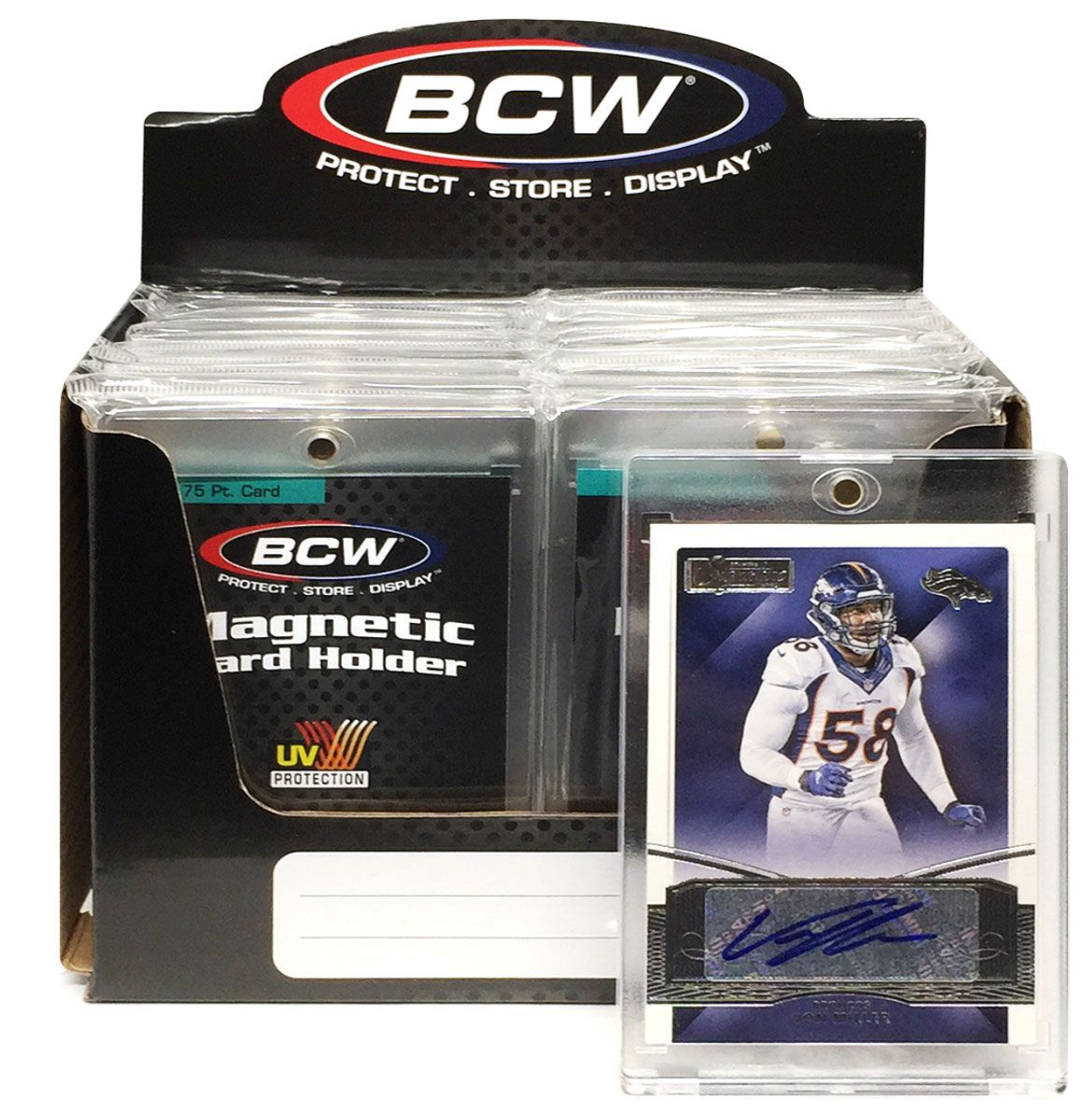 BCW Magnetic 75pt Card Holder 18ct Box