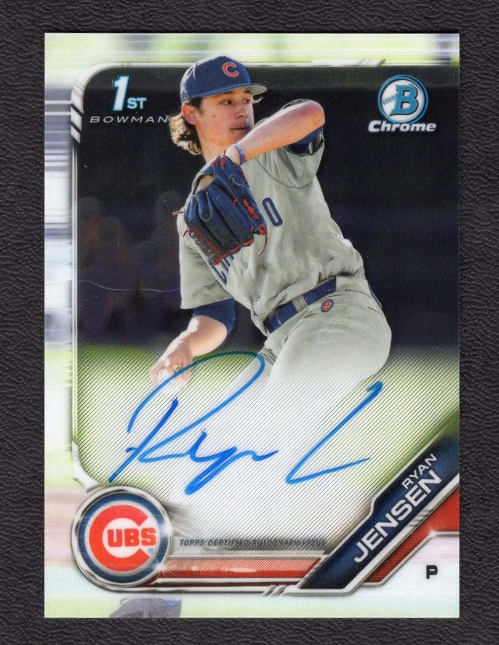 2019 Bowman Chrome #CDA-RJ Ryan Jensen 1st Bowman Base Autograph 