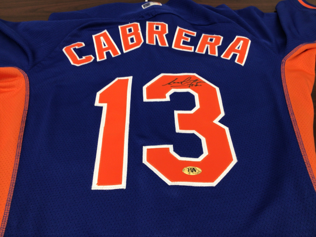 Asdrubal Cabrera Autographed Jersey - The Baseball Card King, Inc.