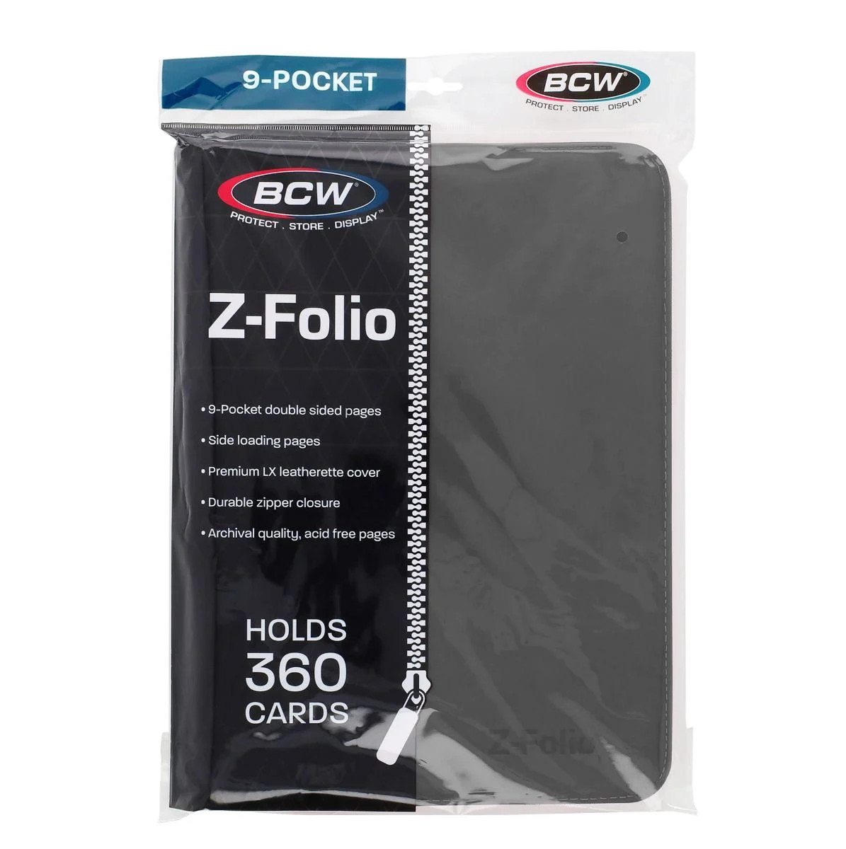 BCW Z-Folio 9-Pocket LX Album - Gray