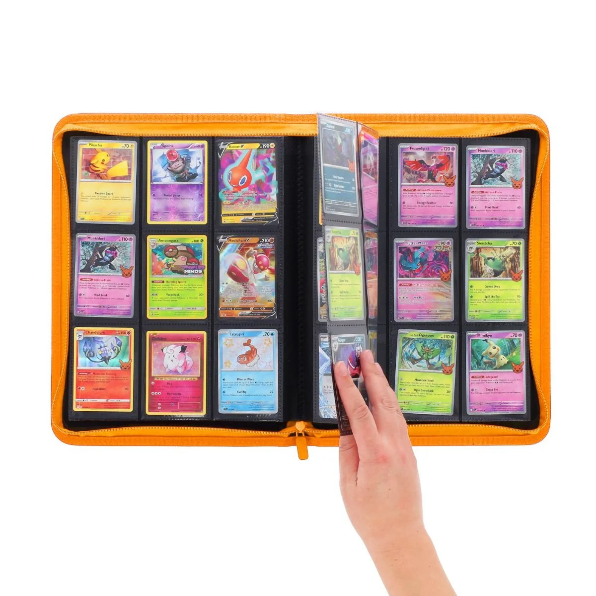 BCW Z-Folio 9-Pocket LX Album - Orange