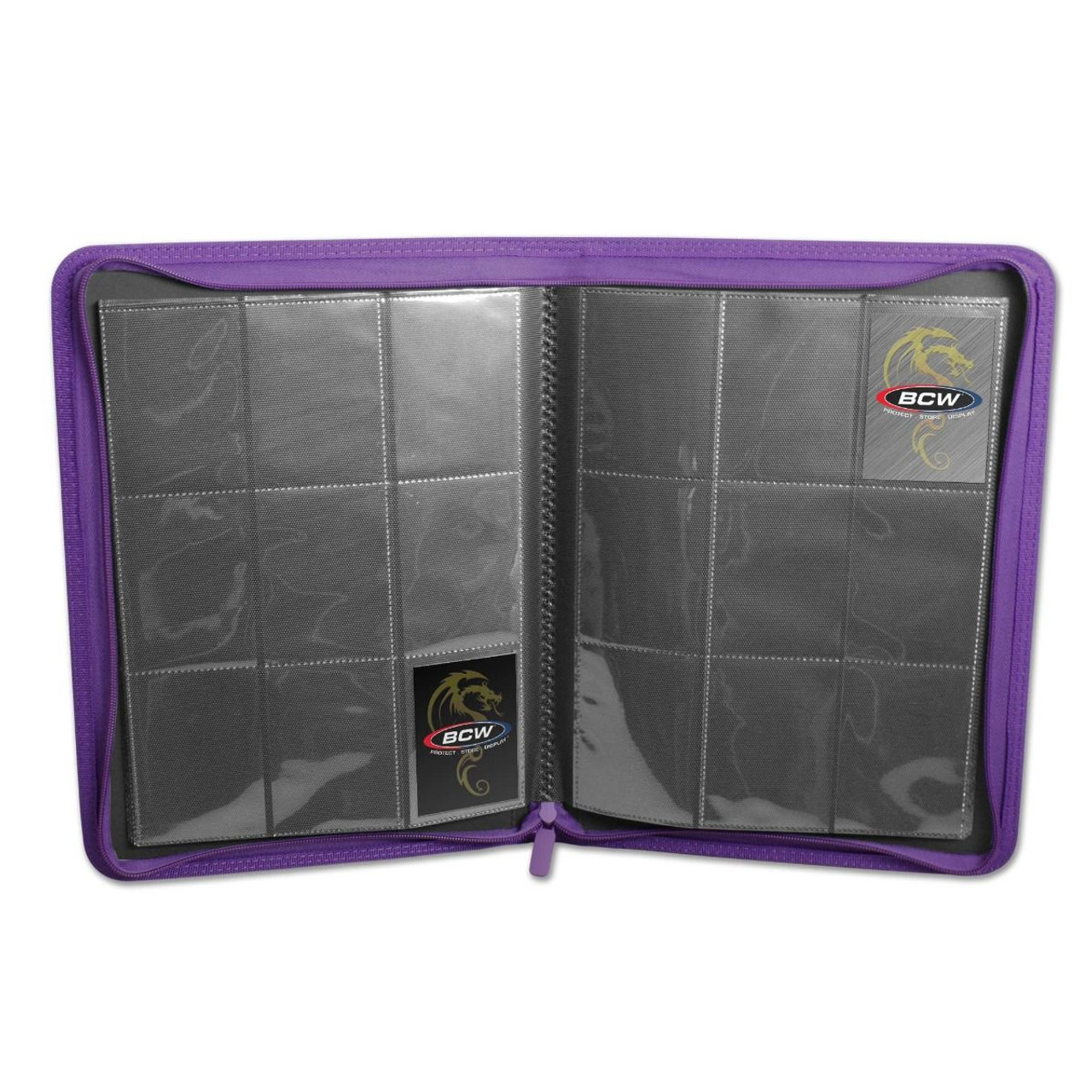 BCW Z-Folio 9-Pocket LX Album - Purple