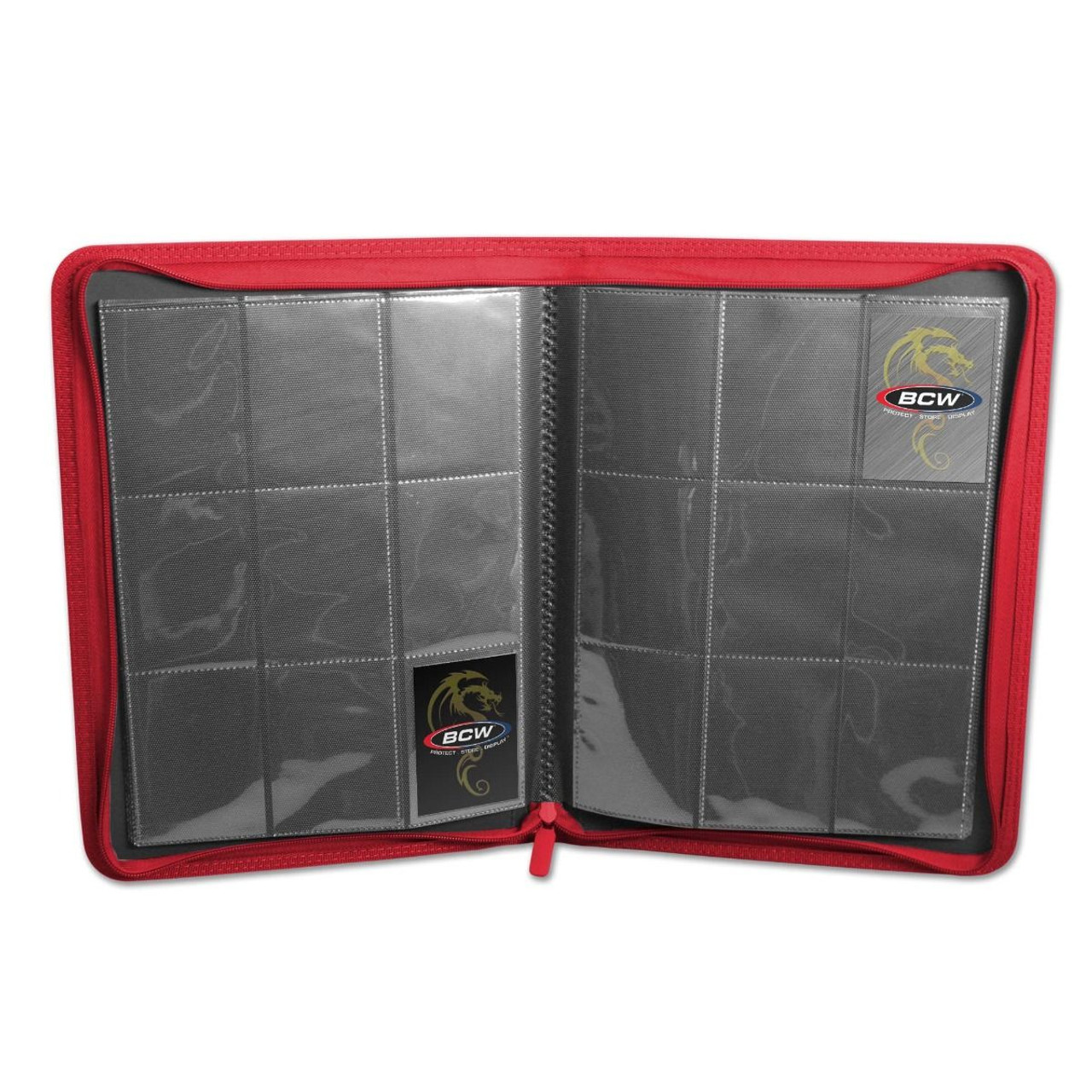 BCW Z-Folio 9-Pocket LX Album - Red