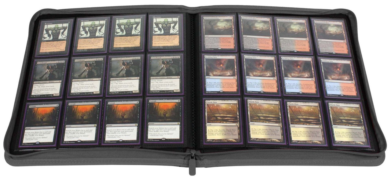 BCW Z-Folio 12-Pocket LX Album - Gray