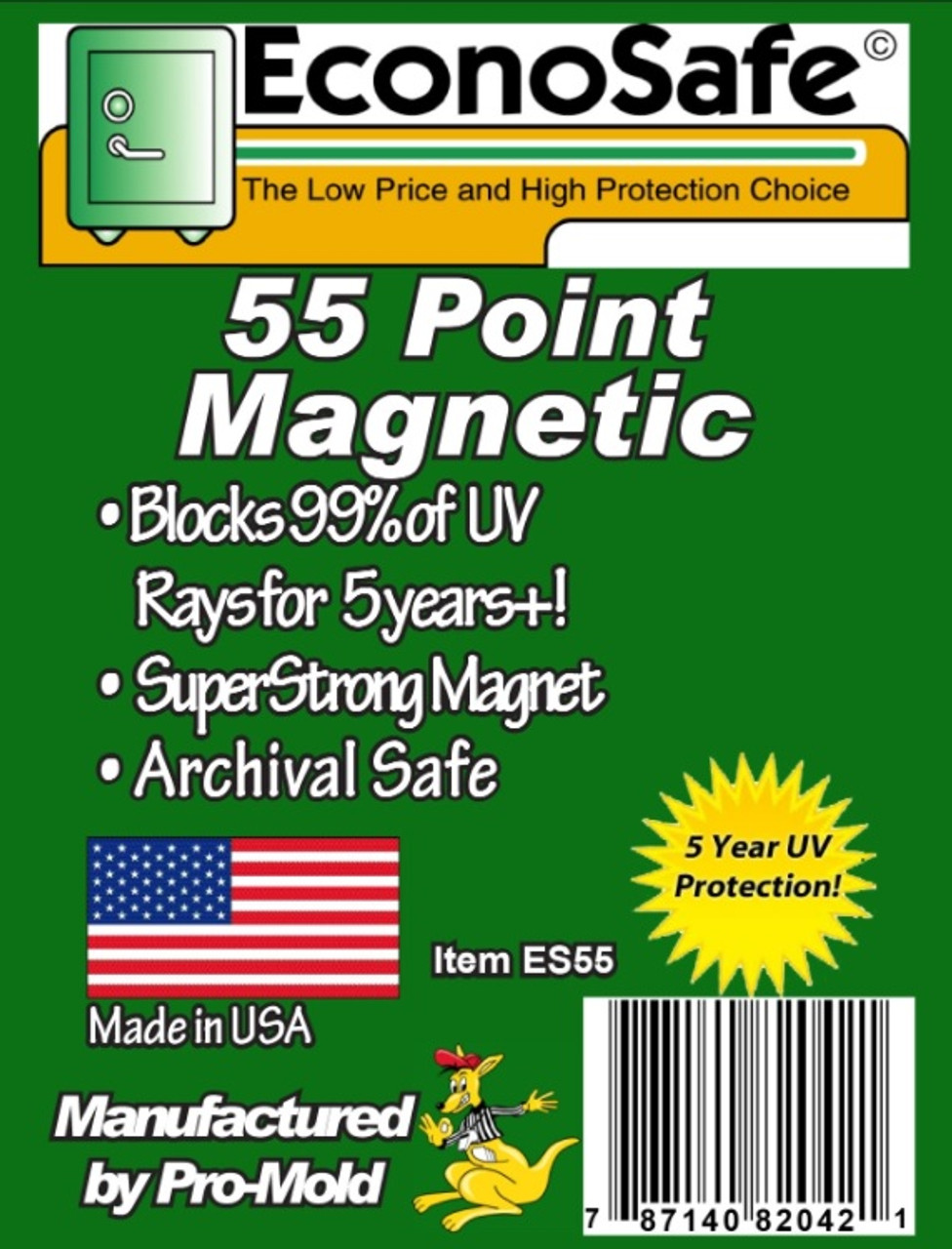 Pro-Mold Econosafe Magnetic Card Holder 55pt / Case of 200