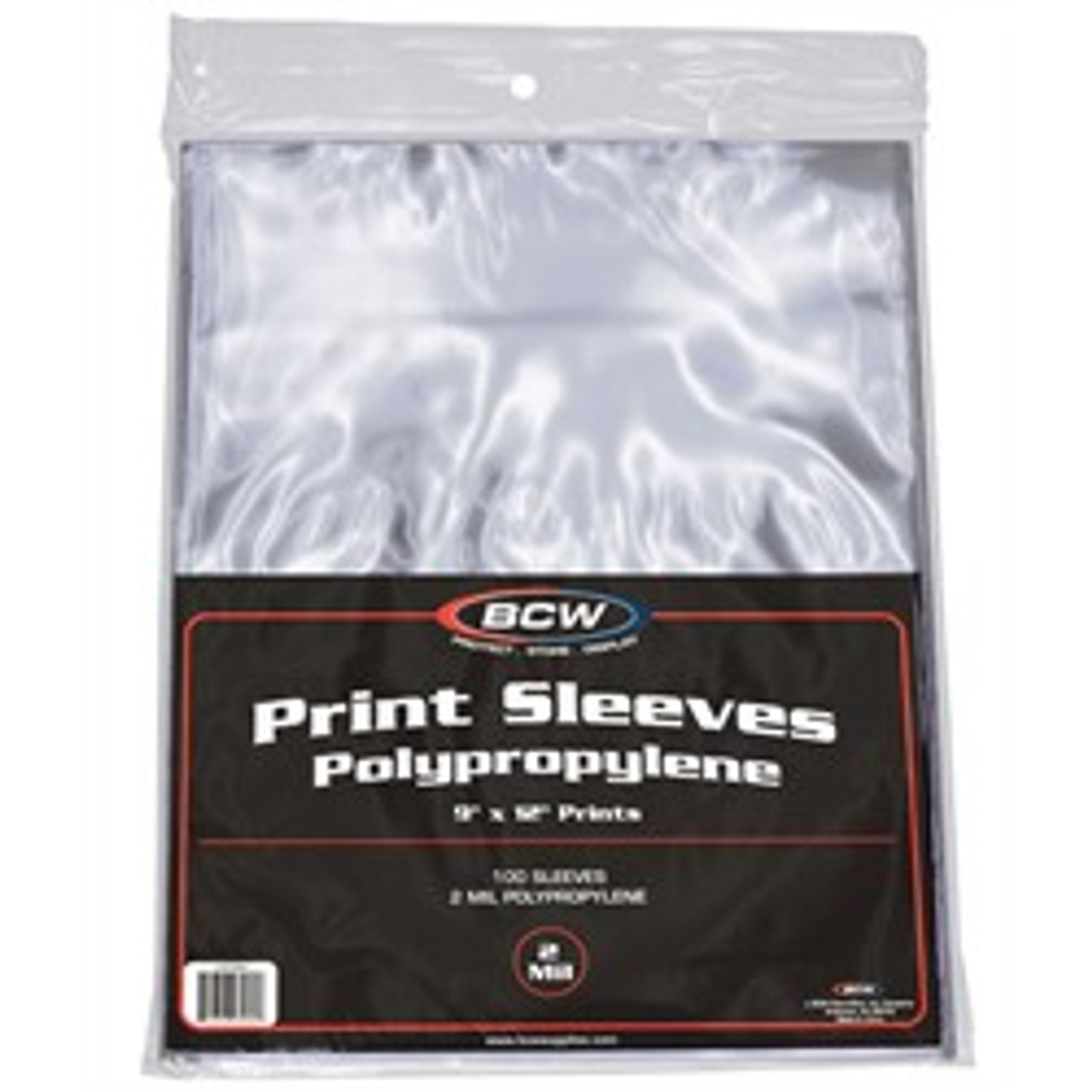 BCW 9x12 Photo Print Sleeves 100ct / Case of 10