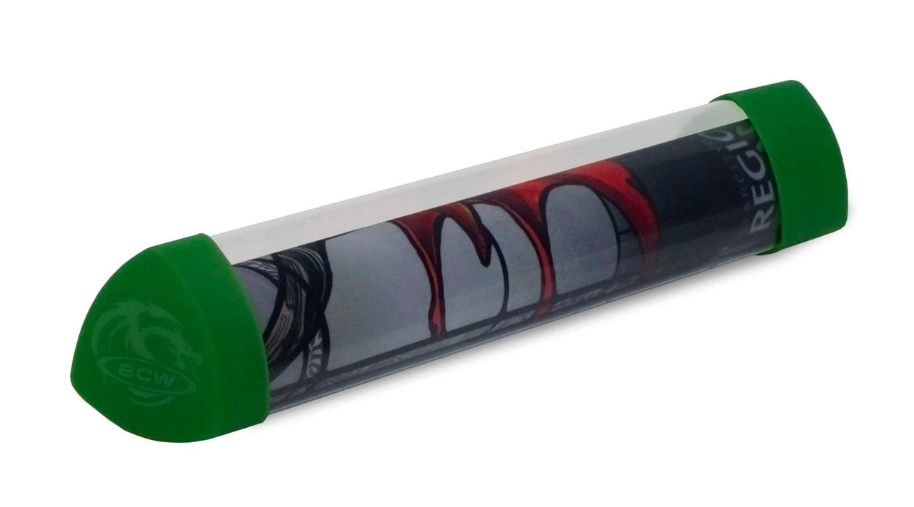 BCW Playmat Tube - Green (with dice)