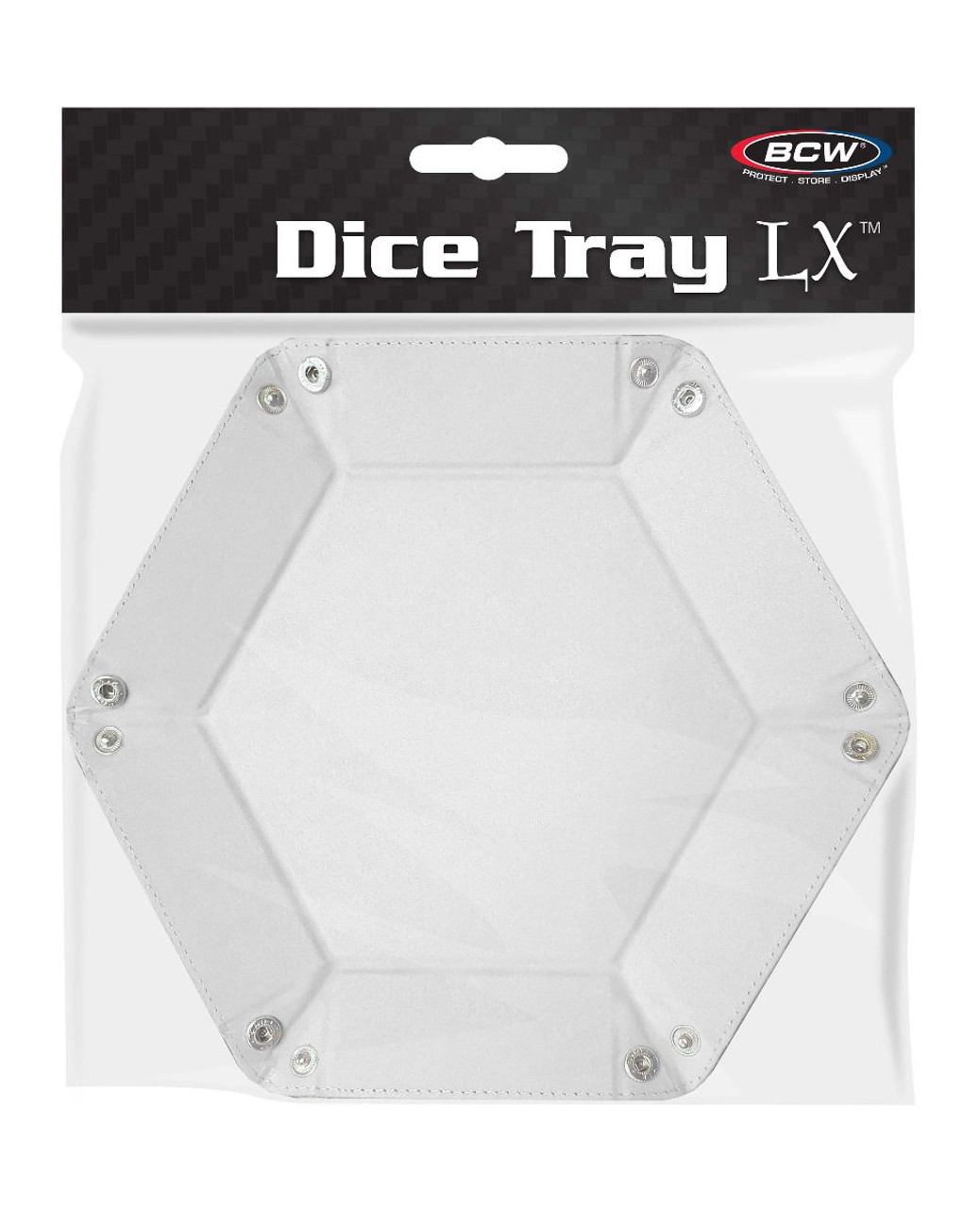 BCW Dice Tray Hexagon - White