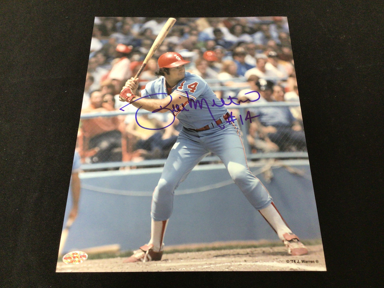 Bill Melton White Sox Autographed 8x10 BCK COA #5439