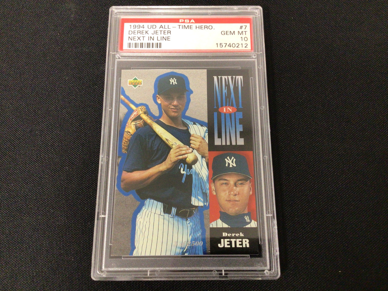 1994 Upper Deck All-Time Heros DEREK JETER Next In Line Rookie PSA 10 Gem Mint