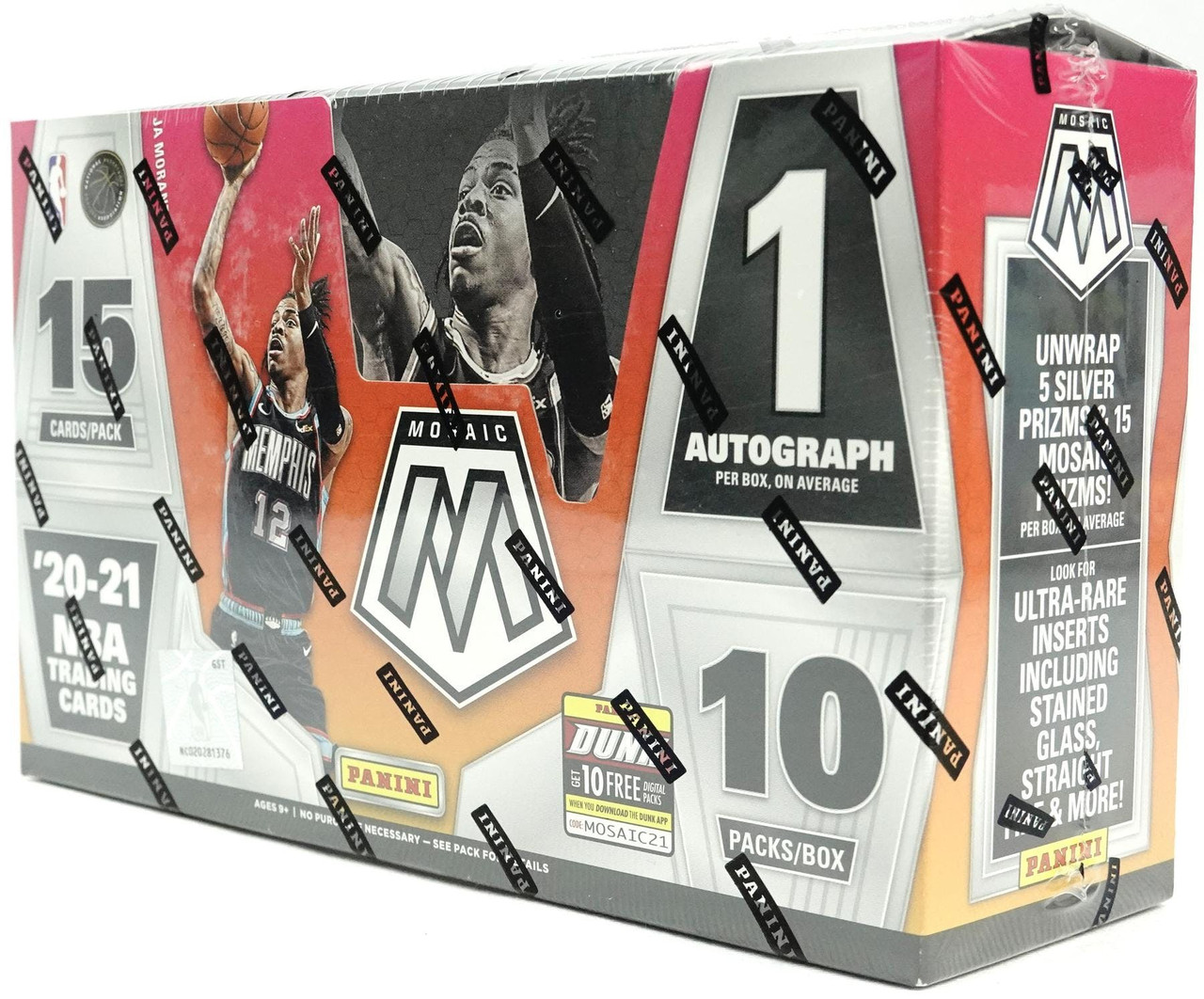 2020/21 Panini Mosaic Basketball Hobby Box