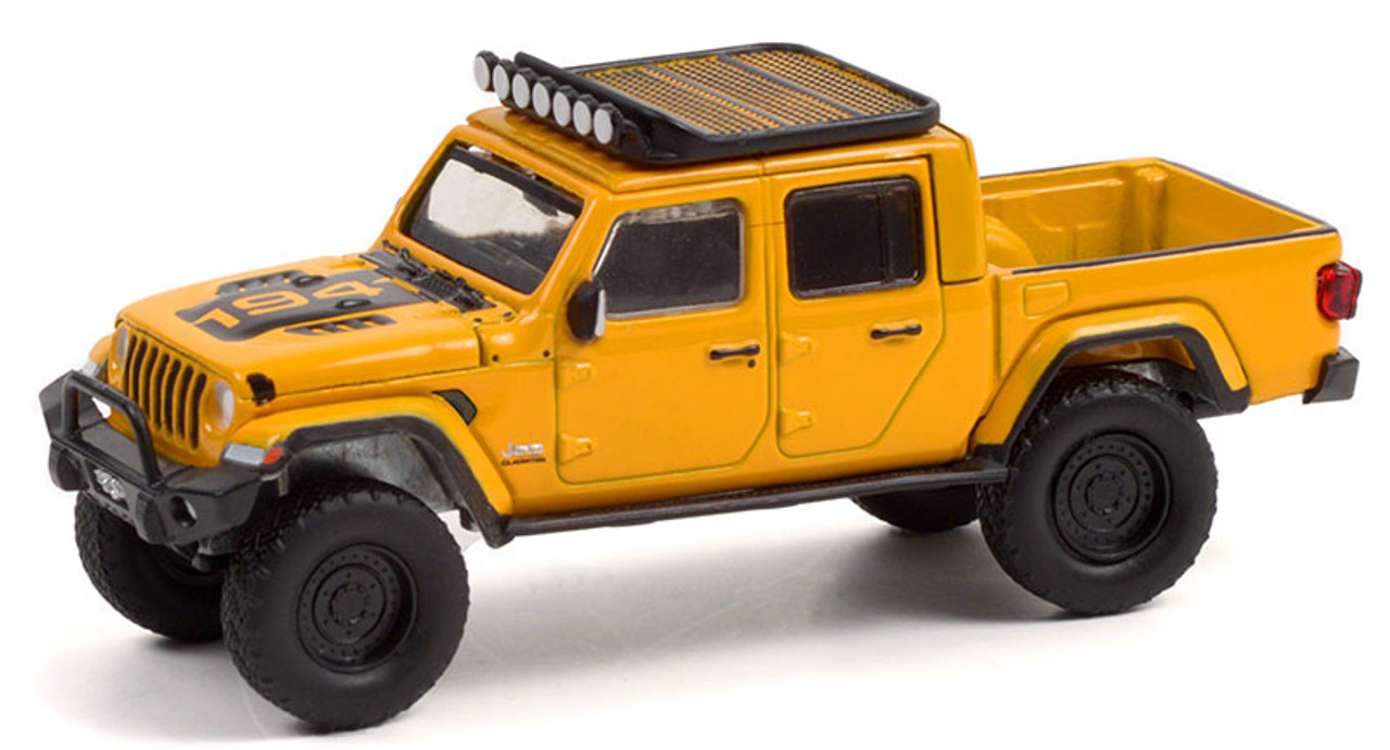 2020 Jeep Gladiator Pickup Truck with Off-Road Parts Yellow "All Terrain" Series 12 1/64 Diecast Model Car by Greenlight