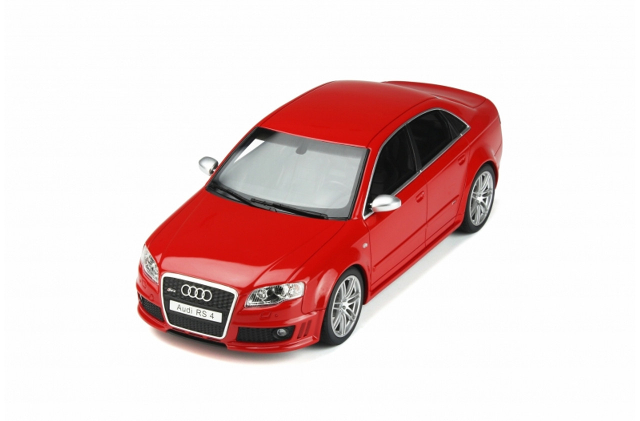 2005 Audi RS 4 (B7) 4.2 FSI - Misano Red - 1:18 Model Car by Otto Mobile