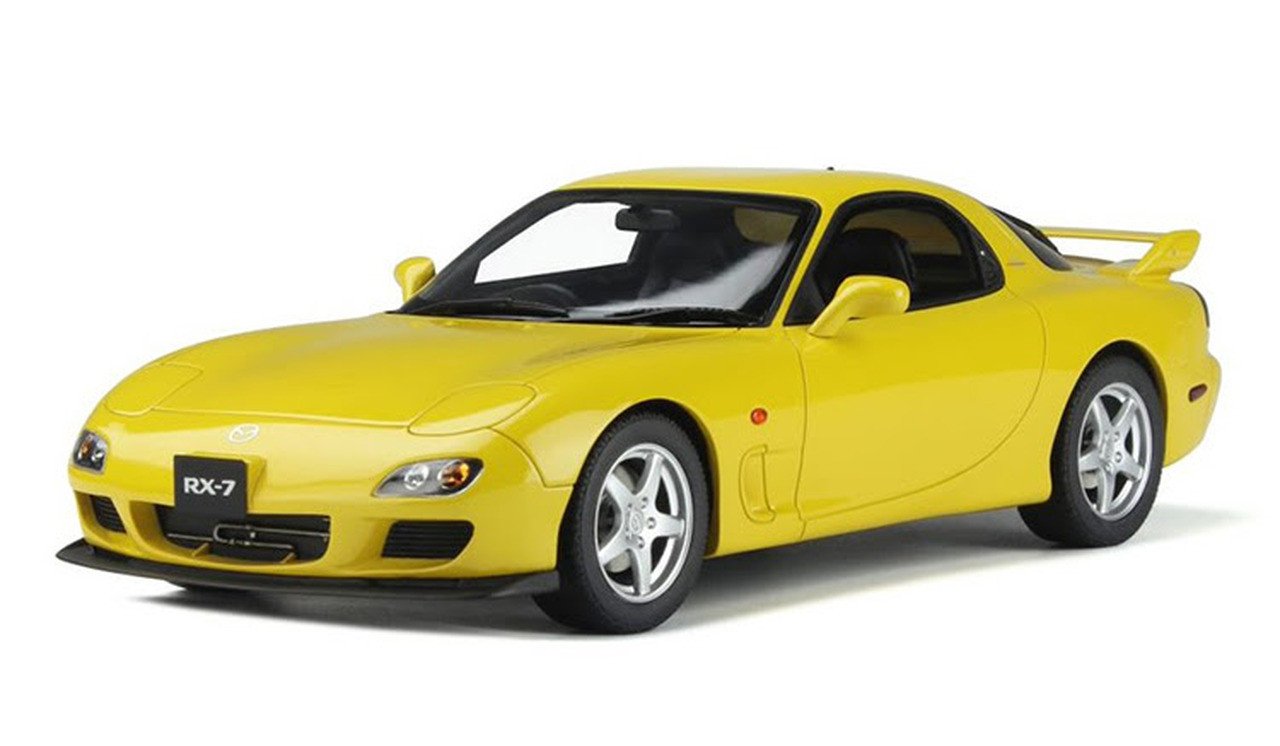 1999 Mazda RX7 FD Type R Bathurst R - Sunburst Yellow -1:18 Model Car by Otto Mobile