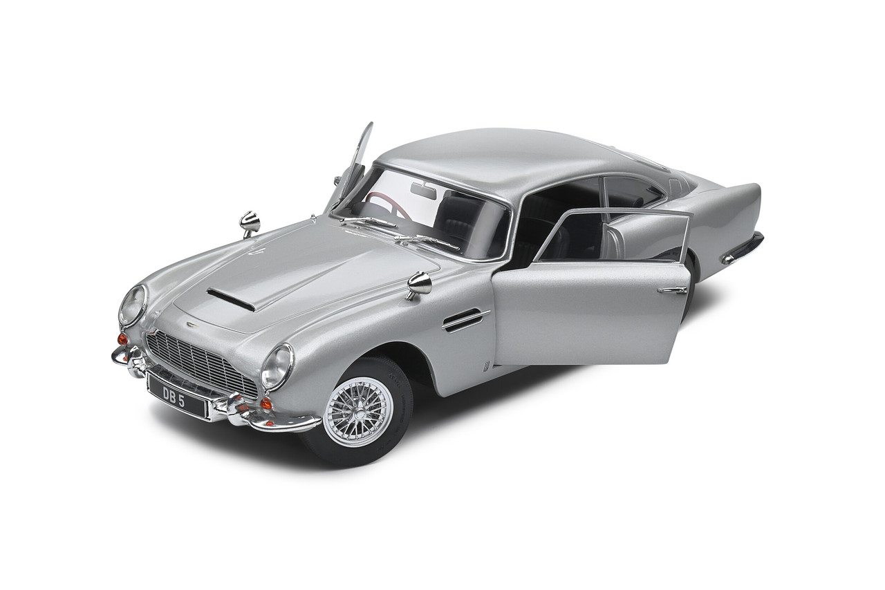 1964 Aston Martin DB5 - Silver - 1:18 Model Car By Solido