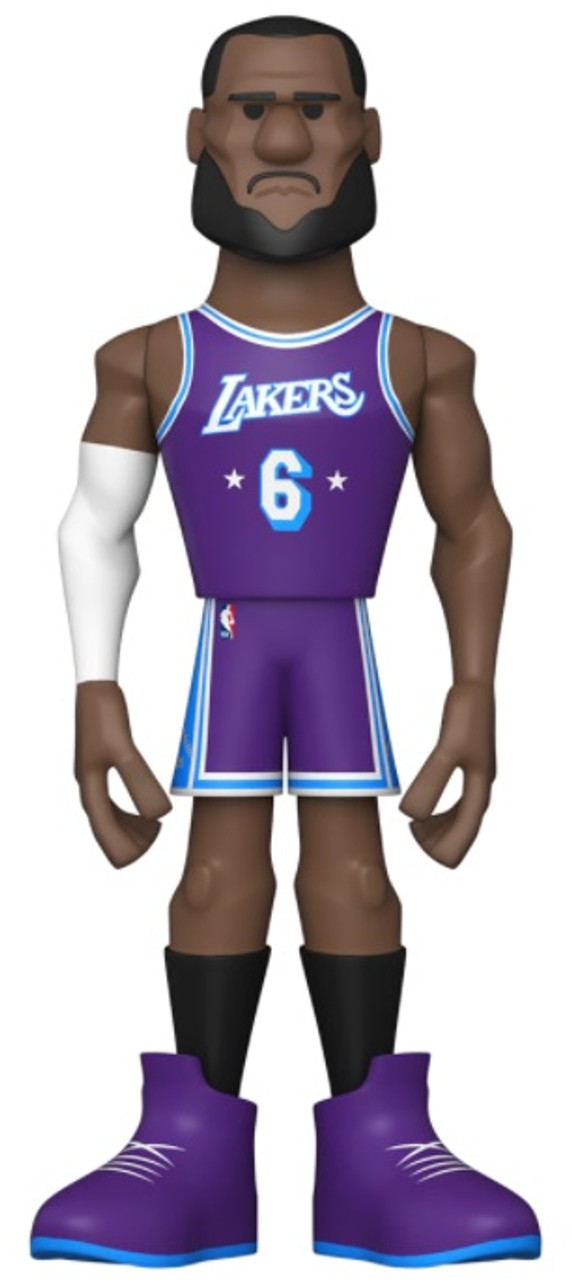 NBA Small Stars LeBron James Action Figure Lakers 2019-20 Jersey Purple - US