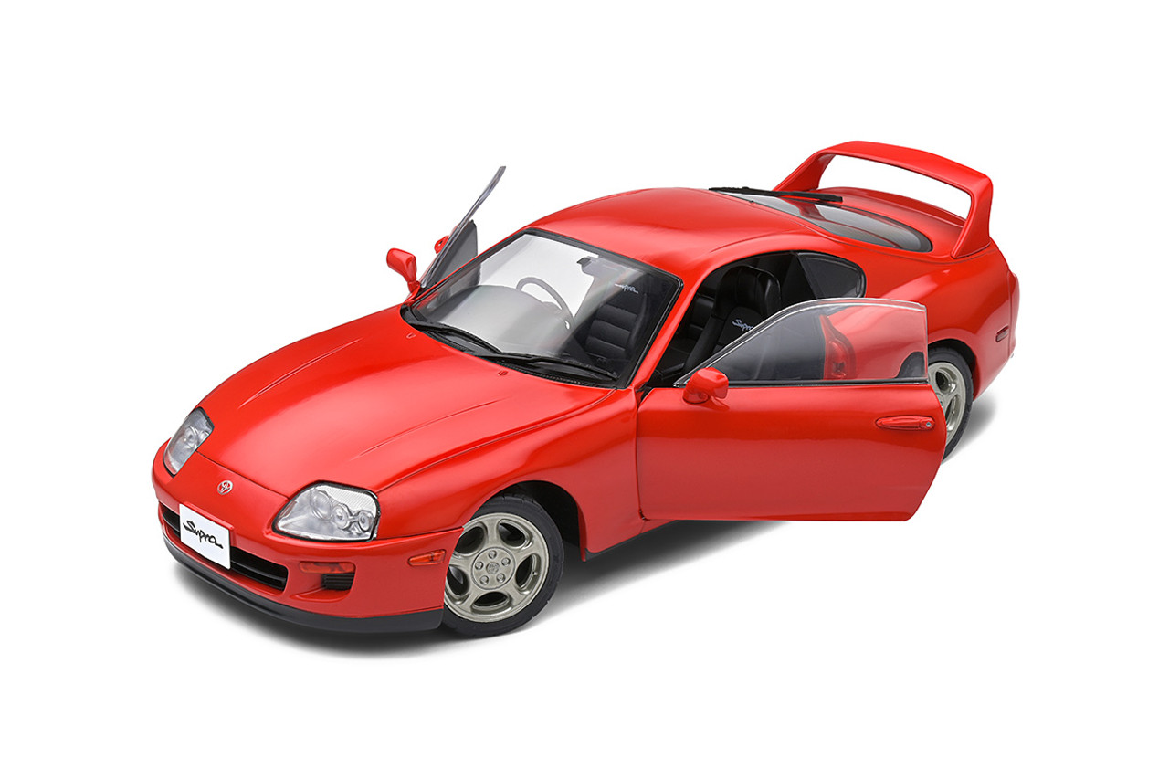 1993 Toyota Supra Mk.4 - Red - 1:18 Model Car By Solido