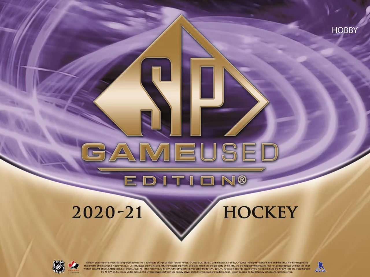 2020/21 Upper Deck SP Game Used Hockey Hobby Box