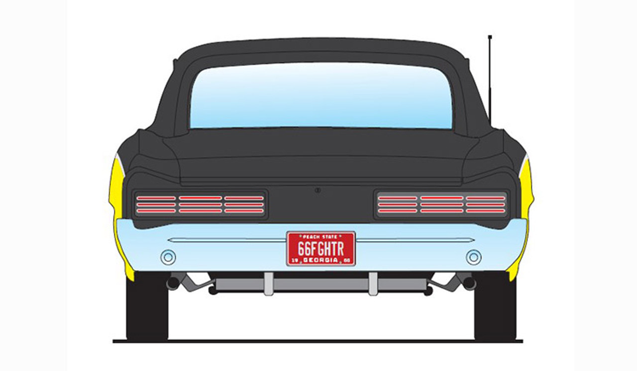1966 Pontiac GTO - Restomod - 1:18 Diecast Model Car by ACME