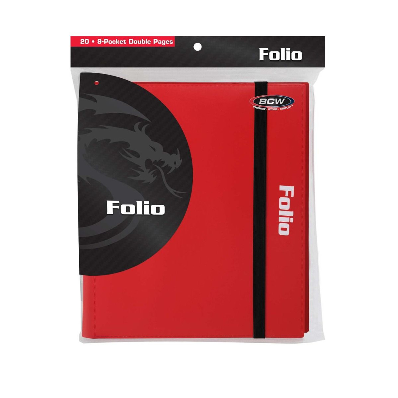 BCW 9-Pocket Red Pro-Folio / Case of 12
