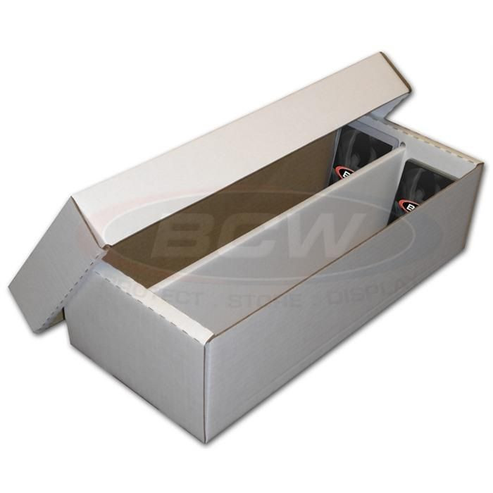 BCW Shoe 2-row Storage Box / 25ct Bundle - The Baseball Card King