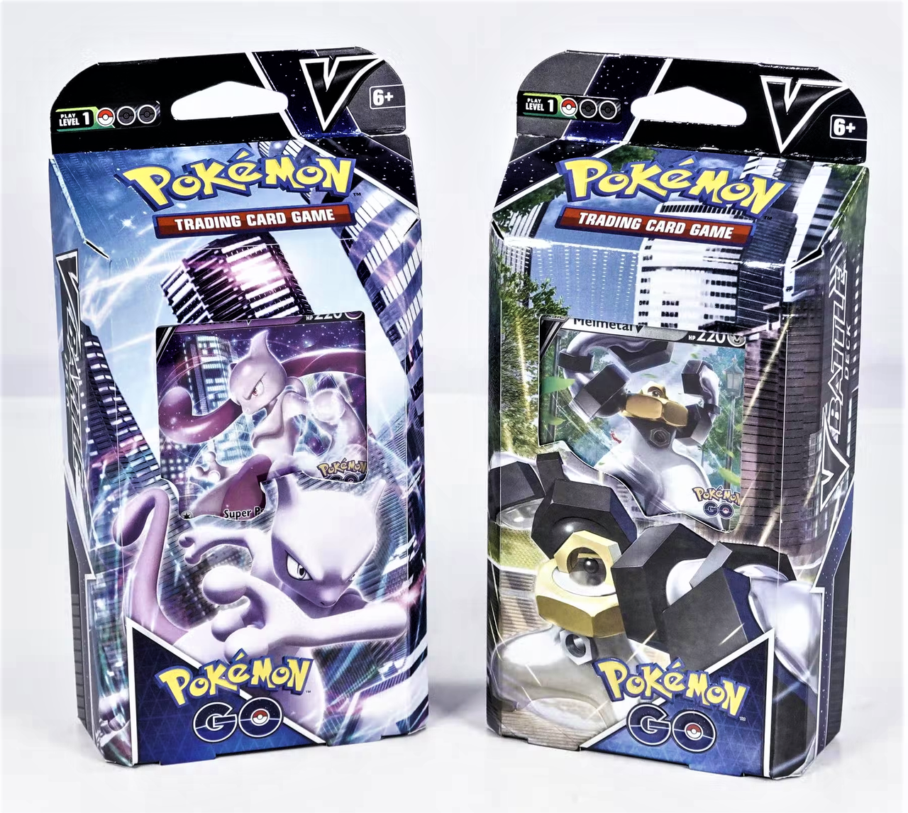 Pokemon GO Trading Card Game - V Battle Decks - SET OF 2 (Mewtwo V &  Melmetal V):  - Toys, Plush, Trading Cards, Action Figures &  Games online retail store shop sale