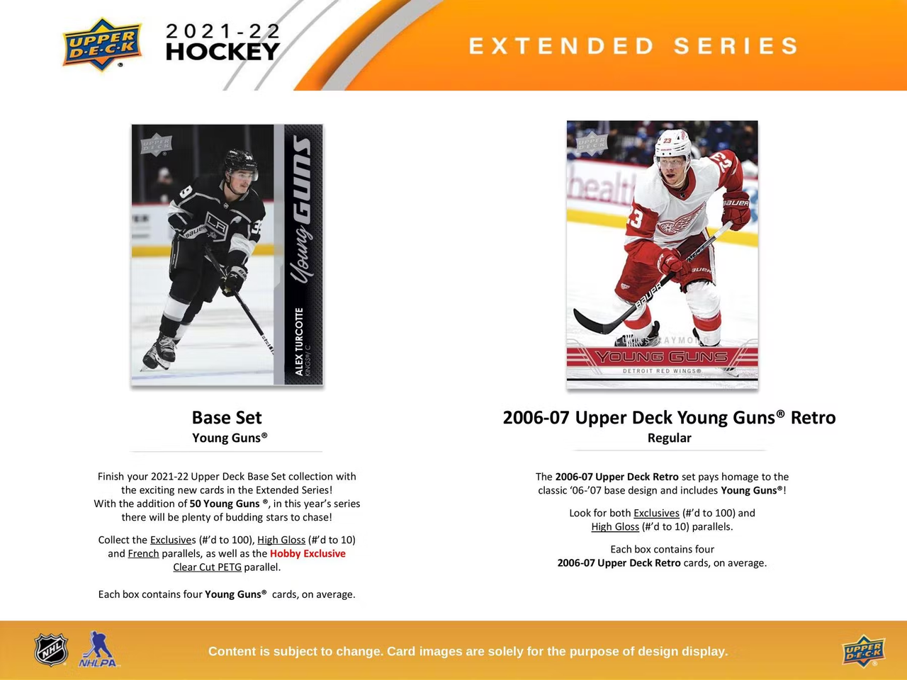 2021/22 Upper Deck Extended Series Hockey Hobby Box