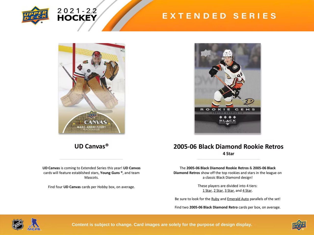 2021/22 Upper Deck Extended Series Hockey Hobby Box