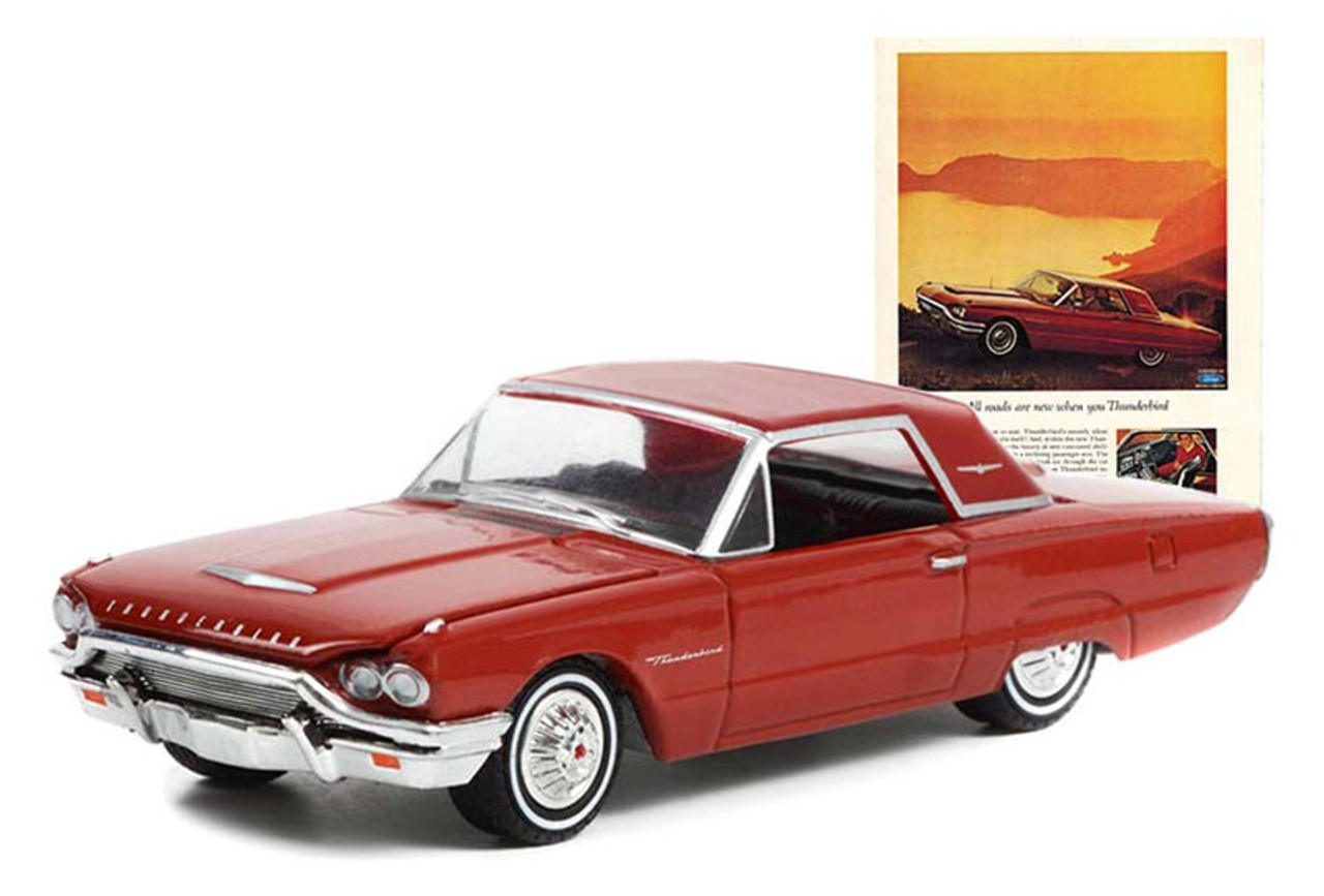 1964 Ford Thunderbird Hardtop - Vintage Ad Cars Series 7 - 1:64 Model by  Greenlight