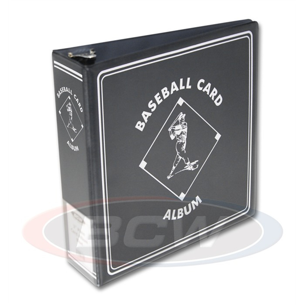 BCW 3" Baseball Album - Black / Case of 12