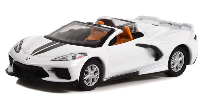 Greenlight 1/64 Barrett-Jackson 2020 Chevy Corvette Convertible Bianco (37260 F)