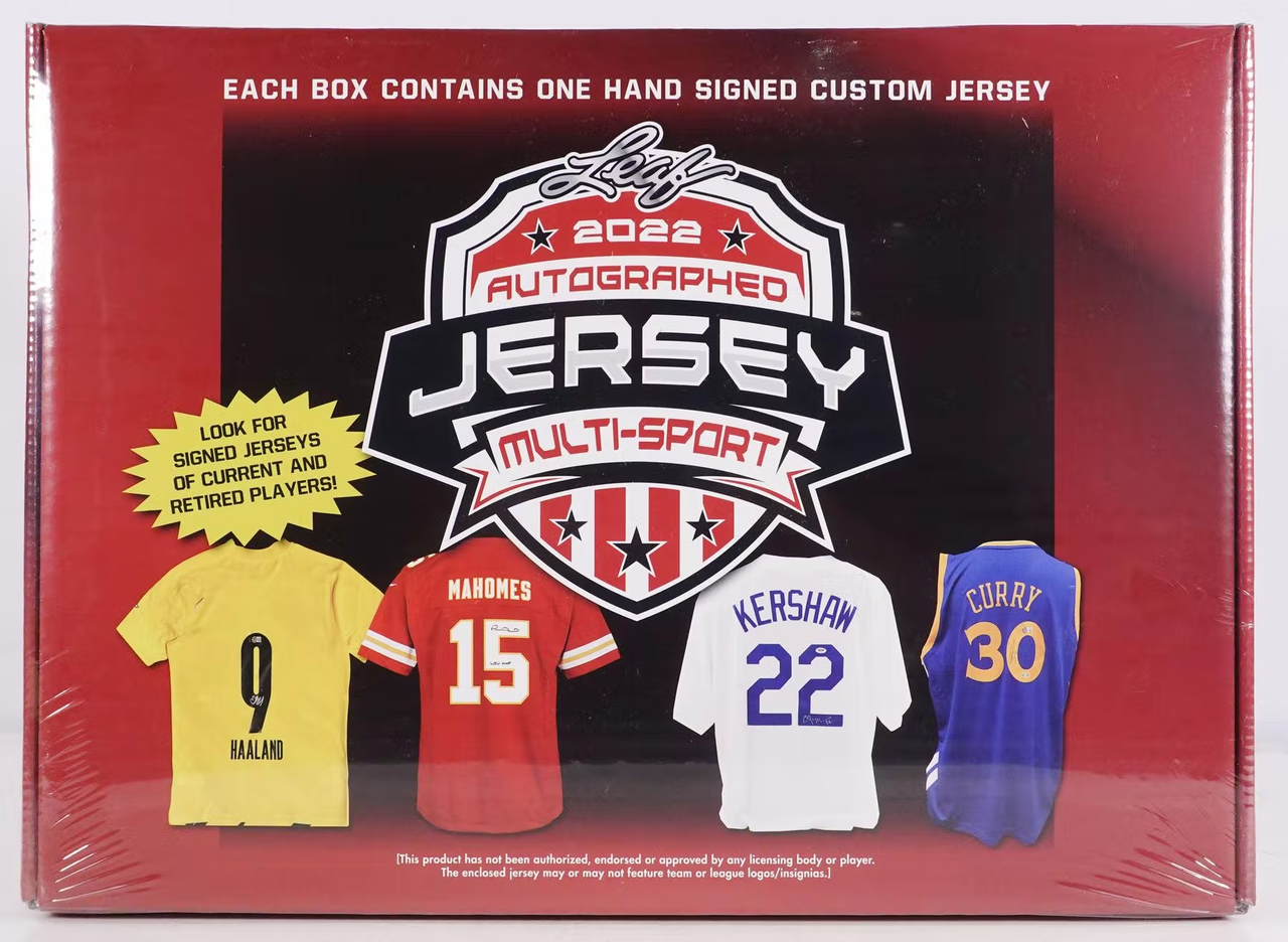 2020 Leaf Autographed Football Jersey Edition Box