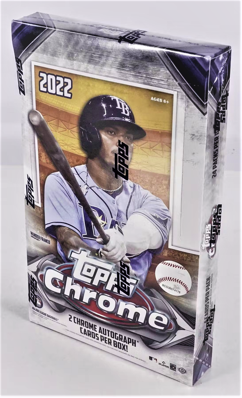 2022 Topps Chrome Baseball Hobby Box (INCLUDES Silver Pack) - The Baseball  Card King, Inc.